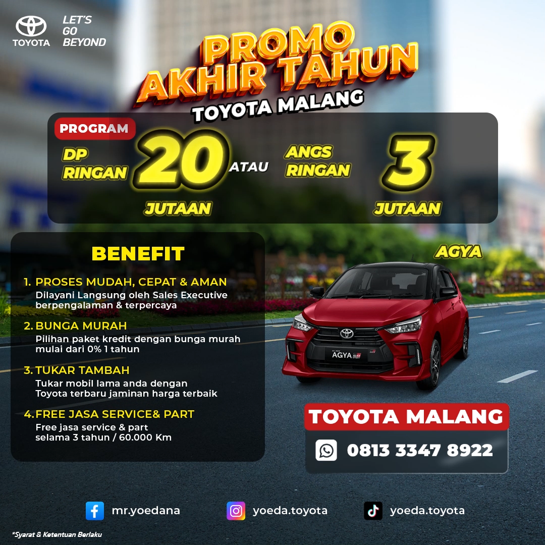 Promo Toyota Akhir Tahun 6
