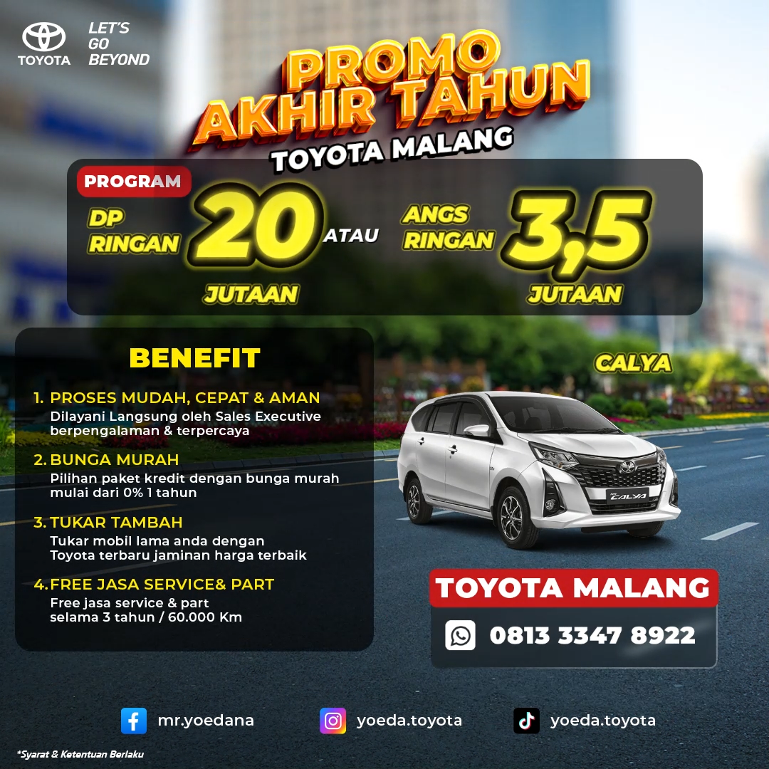 Promo Toyota Akhir Tahun 7
