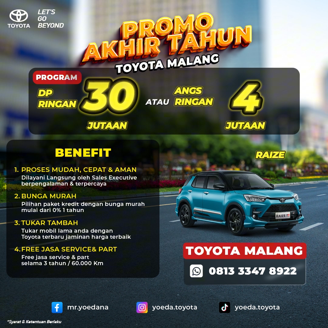 Promo Toyota Akhir Tahun 3