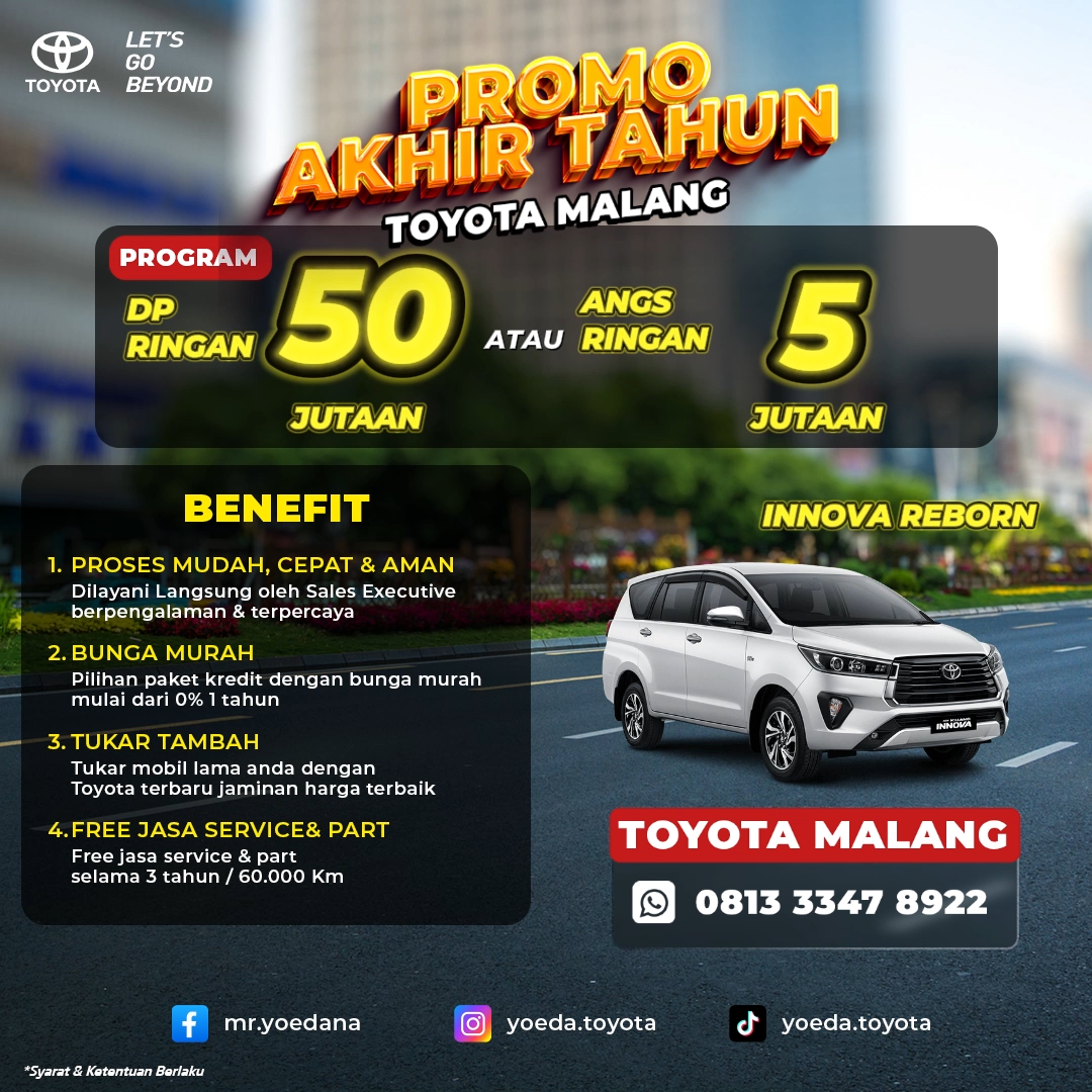 Promo Toyota Akhir Tahun 2