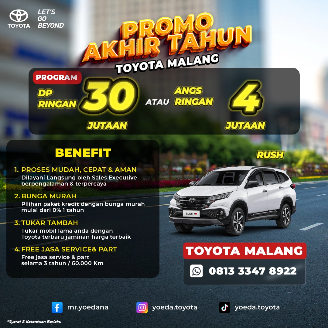 Promo Toyota Akhir Tahun 4