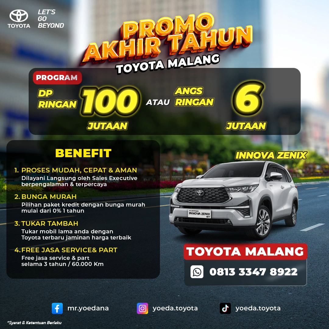 Promo Toyota Akhir Tahun 1